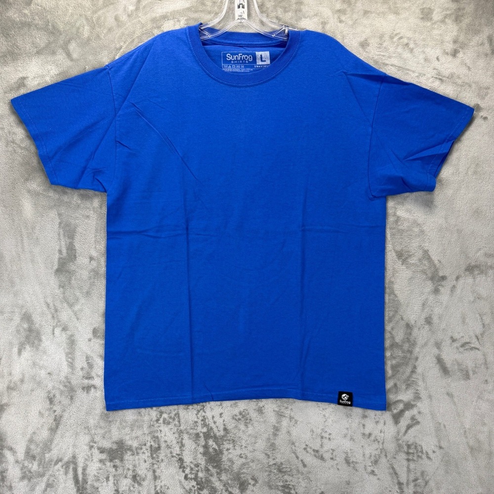 VTG SunFrog Miami-Dade Fire Rescue Department Graphic T-Shirt Blue Mens Large L